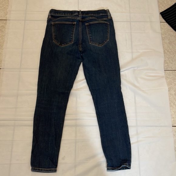 Gap 1969 true skinny ankle dark blue jeans size 27R - Picture 4 of 8